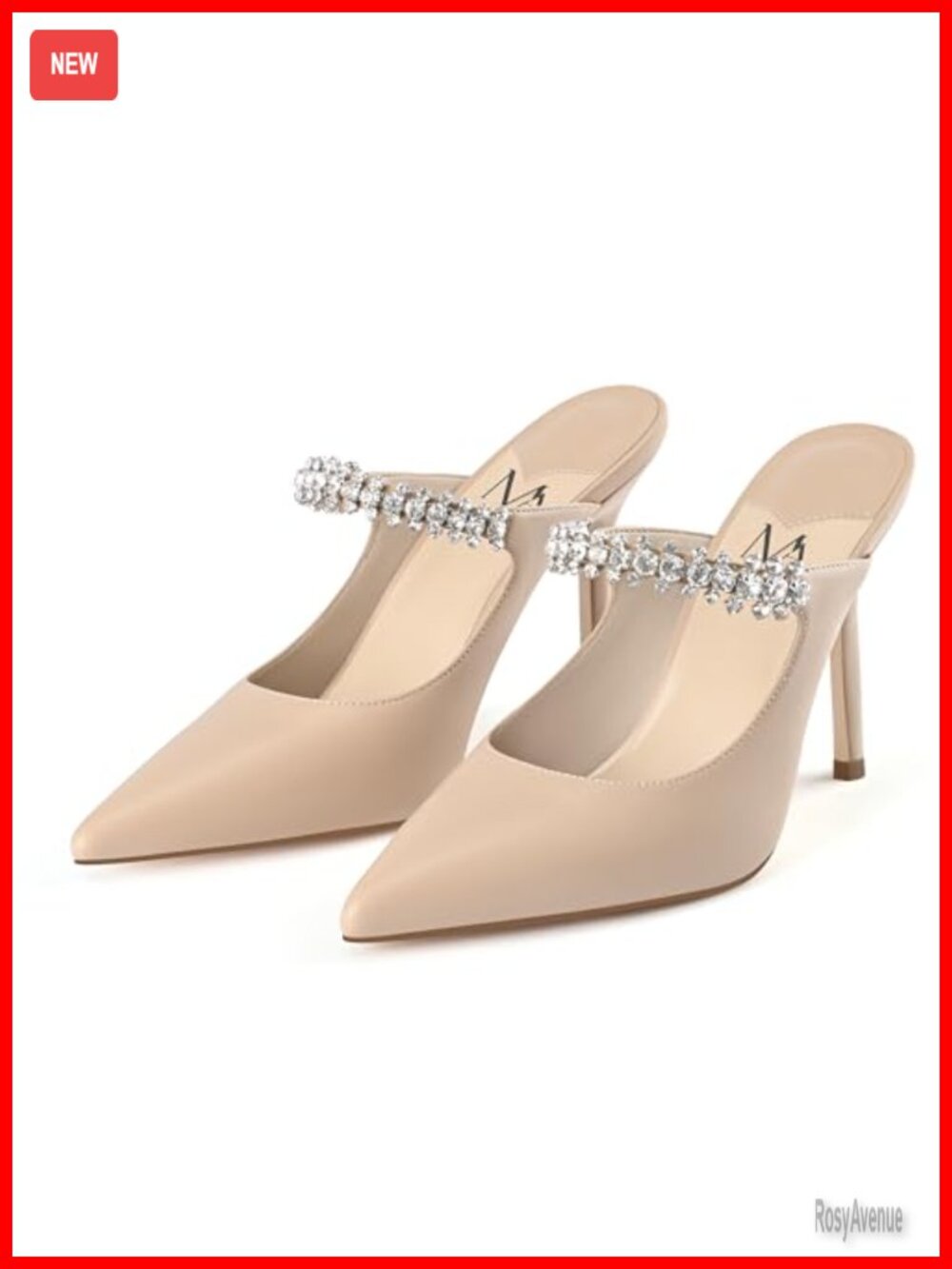 MIRAAZZURRA Heel Mules Women Pointed Toe Stiletto
